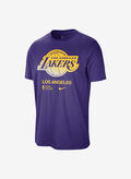 T-SHIRT LOS ANGELES LAKERS COURTSIDE NBA, 504 PURPLE, thumb