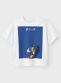 T-SHIRT SONIC DOW GRAPHIC RAGAZZO, BRIGHT WHITE, thumb