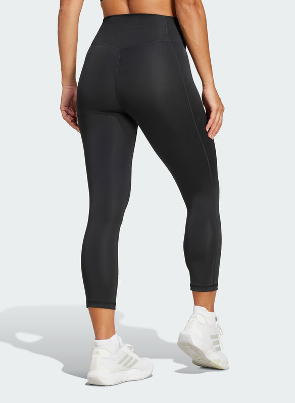 LEGGINGS 3/4 OPTIME ESSENTIALS STASH, BLK, medium