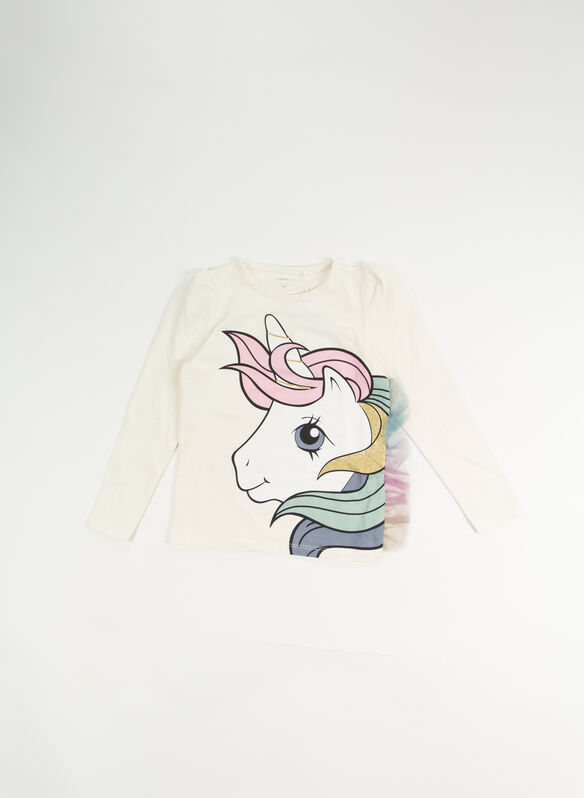 T-SHIRT SILLE LITTLE PONY BAMBINA, JET STREAM PANNA, medium