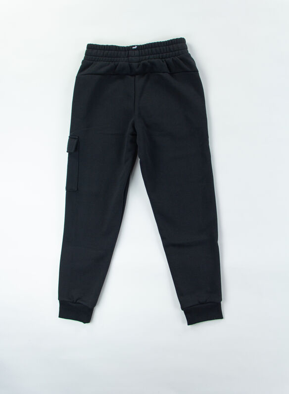 PANTALONE ESSENTIALS CARGO BTS RAGAZZO, 01 BLK, medium