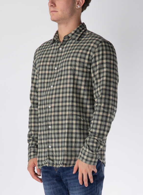 CAMICIA JOSHUA, VETIVER SABBIA, medium