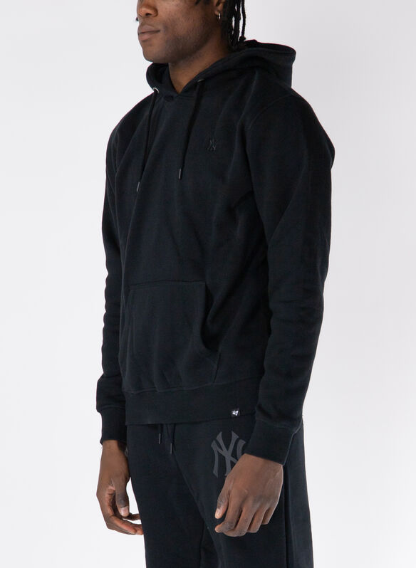 FELPA HOODIE NY MICRO LOGO, BLACK, medium