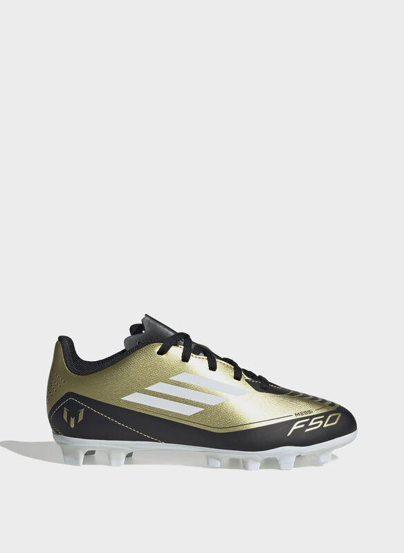 SCARPA F50 MESSI CLUB FG RAGAZZO, BLKGOLD, medium