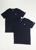 T-SHIRT BI-PACK MICRO LOGO RAGAZZO, BS501 NVY NVY, thumb