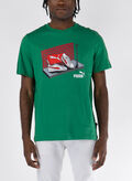 T-SHIRT GRAPHIC SNEAKER, 86 GREEN, thumb