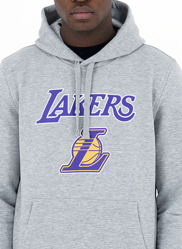 FELPA HOODIE LOS ANGELES LAKERS, GREY, medium