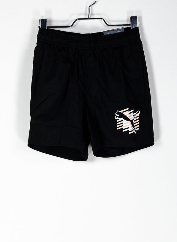 SHORT BEACH LOGO RAGAZZO, 51BLK, medium