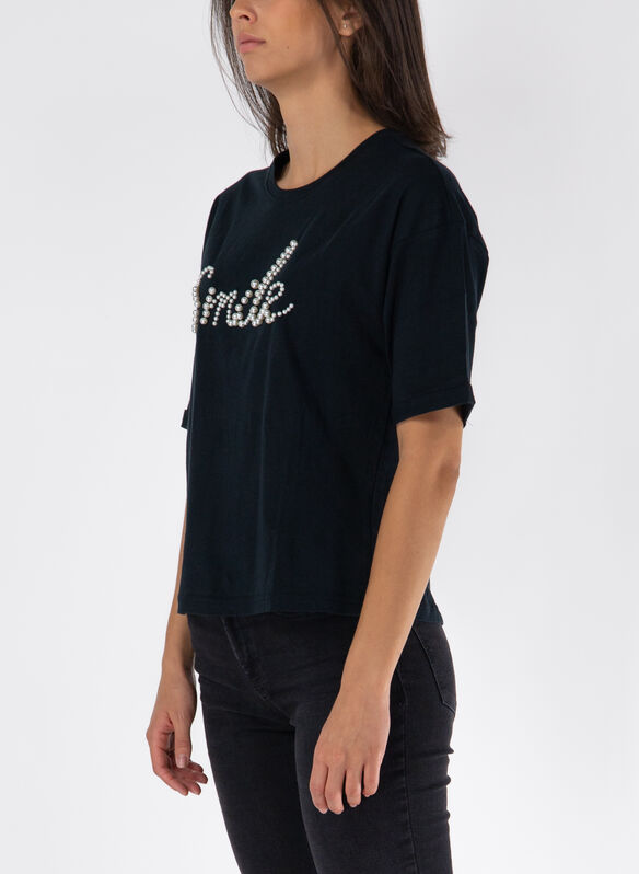 T-SHIRT AMY, BLACK, medium