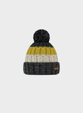 CAPPELLO IN MAGLIA WILHELM PON PON CON RISVOLTO, 017L YELLOW, thumb