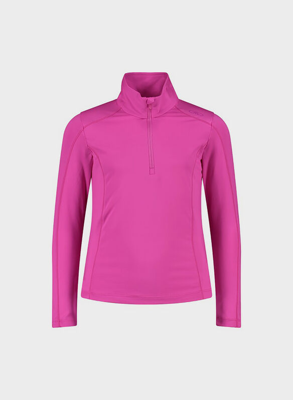 MAGLIA SECOND LAYER IN SOFTECH RAGAZZA, B818 FUXIA, medium