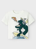 T-SHIRT DINO BAMBINO, CLOUD DANCER, thumb