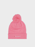 CAPPELLO IN MAGLIA CON PONPON JUNIOR, PS146 PINK, thumb