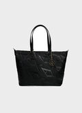 BORSA SHOPPER GYNGER CON LOGO ALL OVER, 19921 BLK, thumb