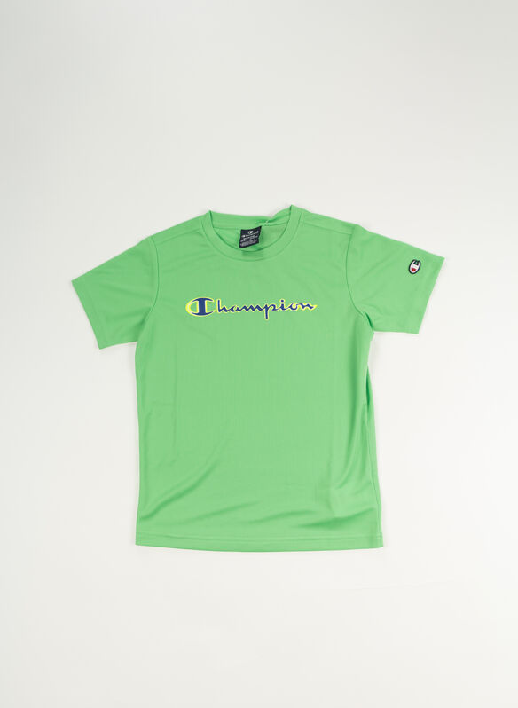 T-SHIRT GIROCOLLO QUICK-DRY RAGAZZO, GS024 GREEN, medium