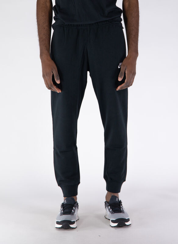 PANTALONE JOGGER IN FRENCH TERRY, 010 BLK, medium