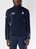 FELPA FULL ZIP IN PILE POWERSTRETCH FISI ITALIA, 1577 BLU, thumb