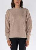 MAGLIONE GIROCOLLO, H10X BEIGE, thumb