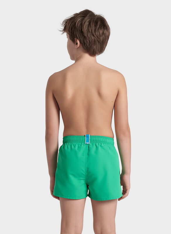 COSTUME BOXER CON LOGO RAGAZZO, 690 GREEN, medium