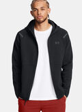 FELPA UA UNSTOPPABLE FLEECE FULL ZIP, 0001 BLK, thumb