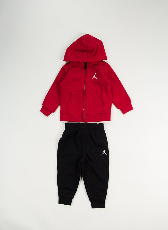 TUTA FULL ZIP JORDAN JUMPMAN BAMBINO, 023 BLKRED, medium