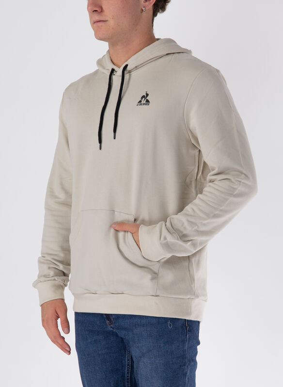 FELPA HOODIE CON LOGO, BEIGE, medium