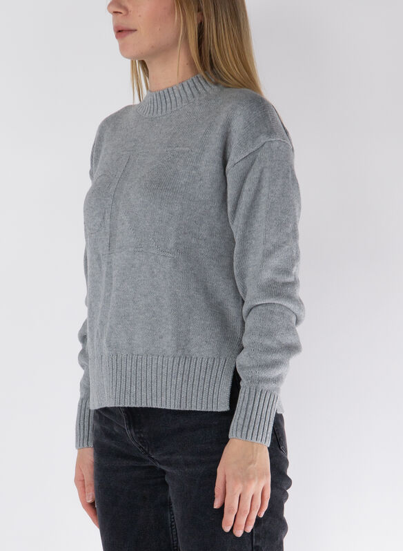 MAGLIONE MONOGRAMMA, P41 GREY, medium