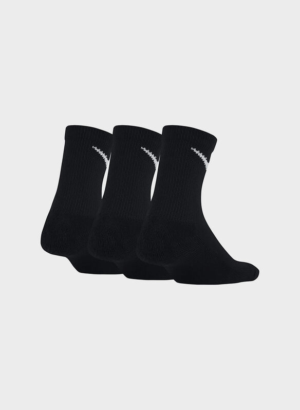 CALZA BASIC ANKLE 3 PAIA JUNIOR, 023 BLK, medium