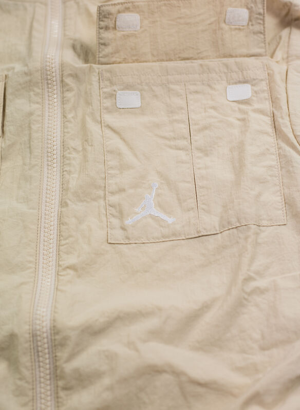 FELPA FULL ZIP JORDAN JUMPMAN RAGAZZA, XAE BEIGE, medium