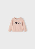 MAGLIONE NEFINE GIRO STAMPA BAMBINA, ROSE SMOKE, thumb