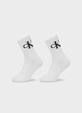 CALZA 2PAIA MONOGRAM, 002 WHT, thumb