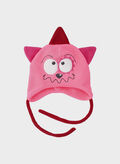 CAPPELLO IN MAGLIA  ANIMAL INFANT, B357 FUXIA, thumb