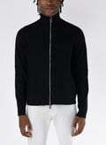 CARDIGAN CON ZIP, 1200 BLK, thumb