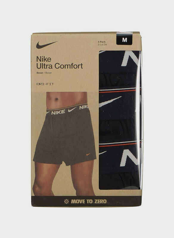 BOXER ULTRA COMFORT DRI-FIT 3 PAIA, BLK, medium