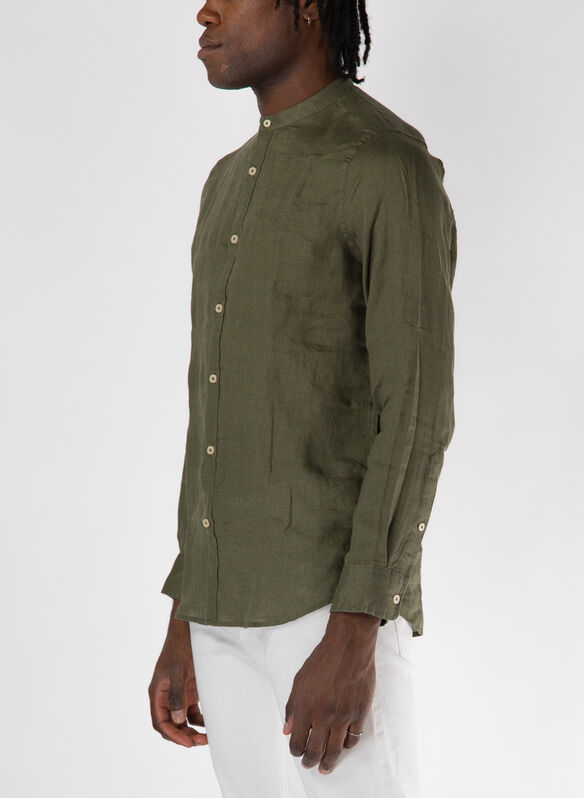 CAMICIA A MANICHE LUNGHE, MILITARE, medium