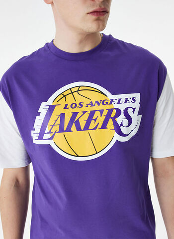 T-SHIRT LOS ANGELES LAKERS, PUPRLEWHT, small
