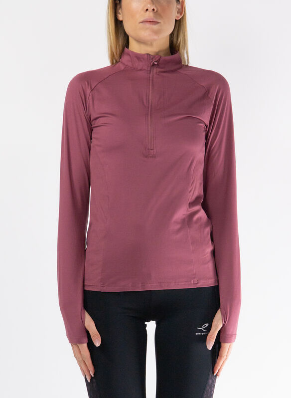 MAGLIA CUSCA IV 1/2 ZIP, 291 WINE, medium