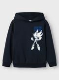 FELPA HOODIE SONIC HEDGEHOG RAGAZZO, NAVY BLAZER, thumb