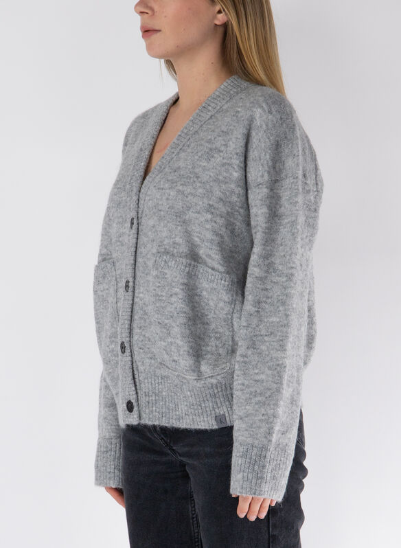 CARDIGAN RELAXED, P41 GREY, medium