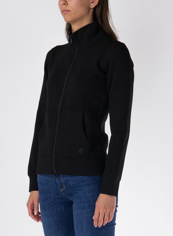 FELPA FULL ZIP VANE, 206XXP BLK, medium