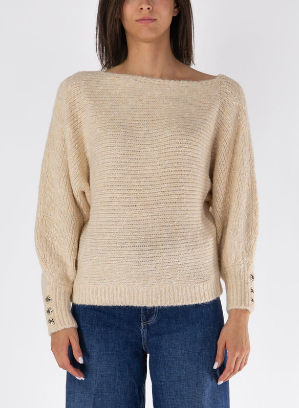 MAGLIONE MONOSPALLA, F1CY BEIGE, medium