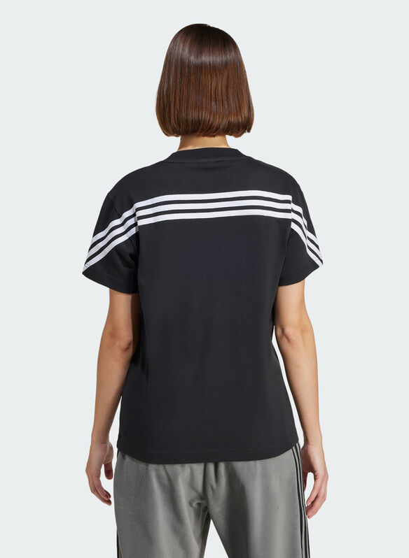 T.SHIRT FUTURE ICONS 3-STRIPES, BLK, medium