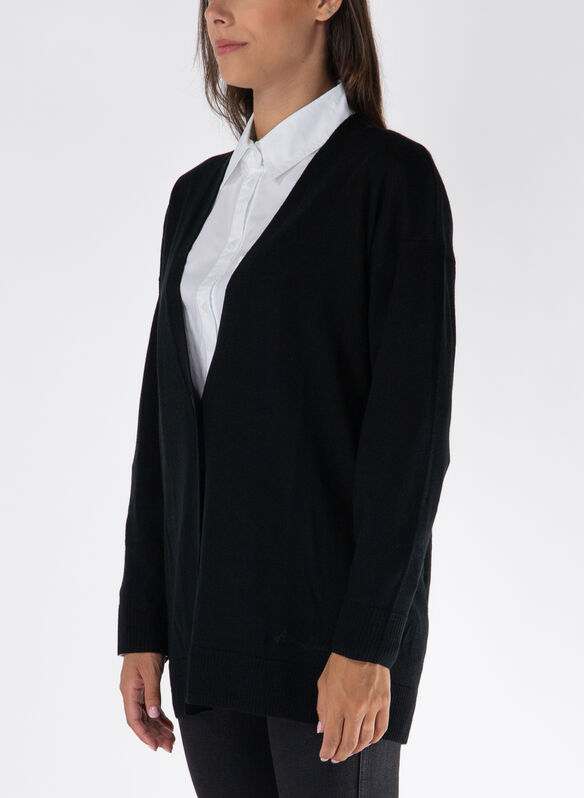 CARDIGAN CON BOTTONI, 1200 BLK, medium