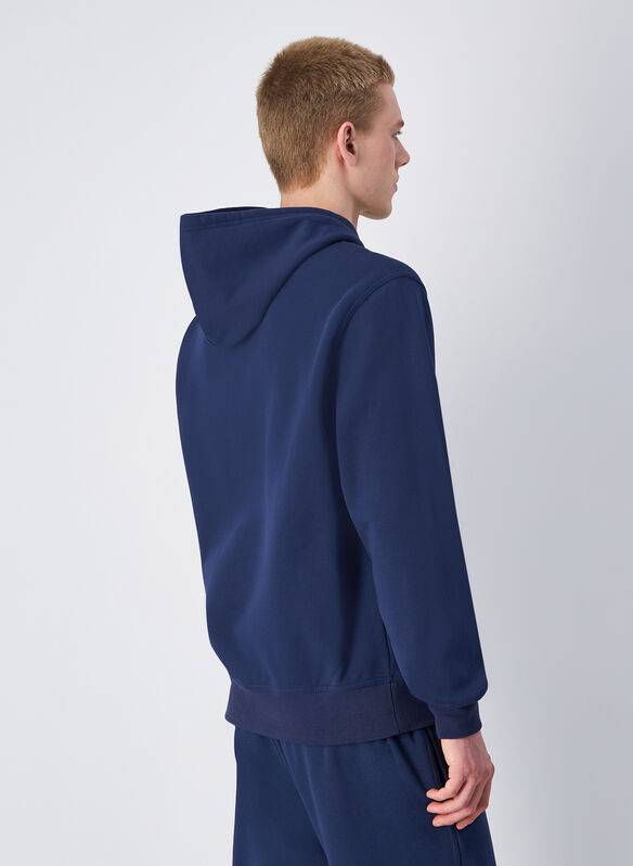 FELPA HOODIE CON RICAMO LOGO, BS561 NVY, medium