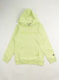 FELPA HOODIE CON LOGO RAGAZZO, GS126 LEMON, thumb