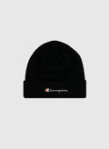 CAPPELLO IN MAGLIA CON RISVOLTO, KK001 BLK, thumb