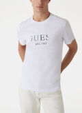 T-SHIRT LOGO FLOCK, G011 WHT, thumb