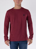 T-SHIRT LONGSLEEVE DUNSTAN RIVER, 600 BORDEAUX, thumb