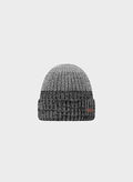 CAPPELLO IN MAGLIA ARCTIC CON RISVOLTO, 0001 BLK, thumb