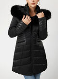 GIUBBOTTO PUFFER FAUX FUR HOOD, JBLK BLK, thumb